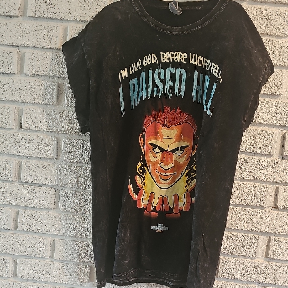 Artist LOGIC Men's Washed Black Graphic Tee